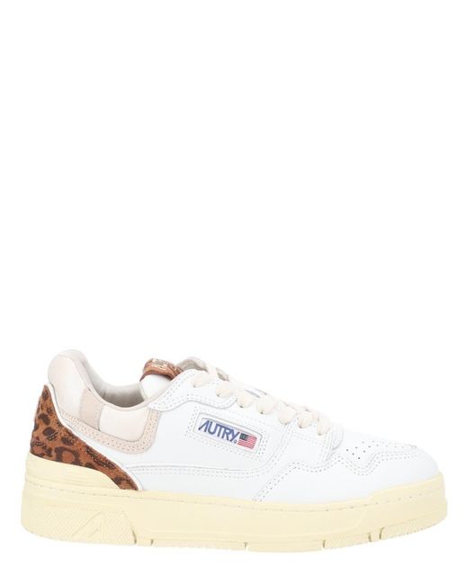 Autry White Clc Low Sneaker Cow Leather Trainers