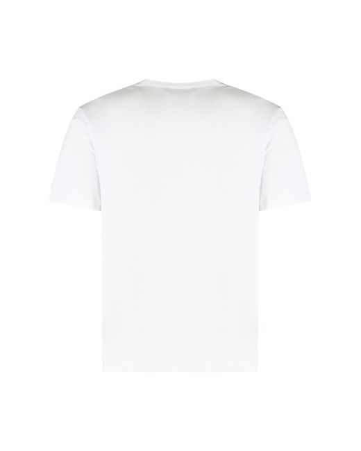 Palm Angels White Set Of Three Cotton T-Shirts for men