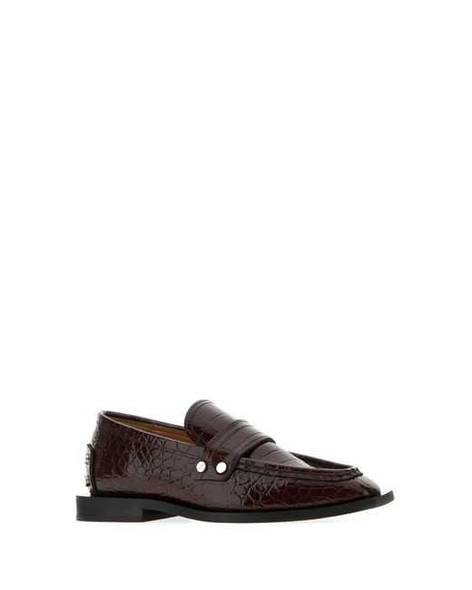 Ganni Brown Moccasters