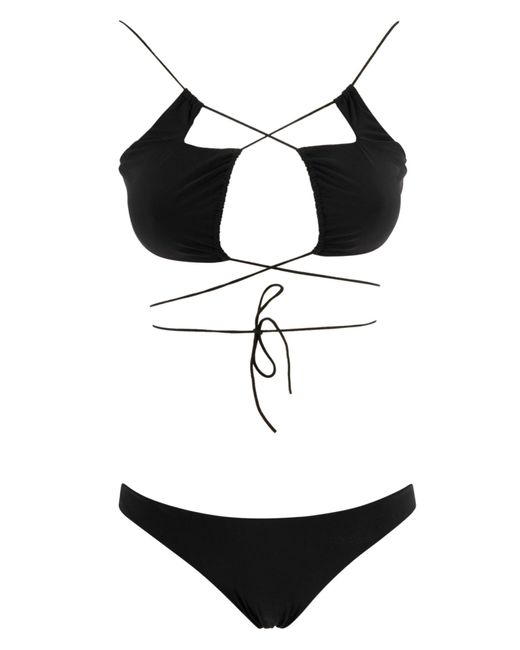 Amazuìn Jadia Regular Bikini in Black | Lyst