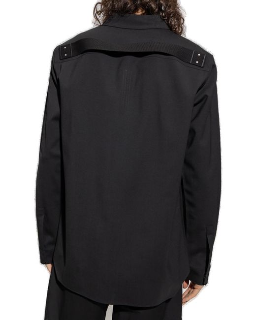 Rick Owens Shirt With Pockets in Black for Men | Lyst
