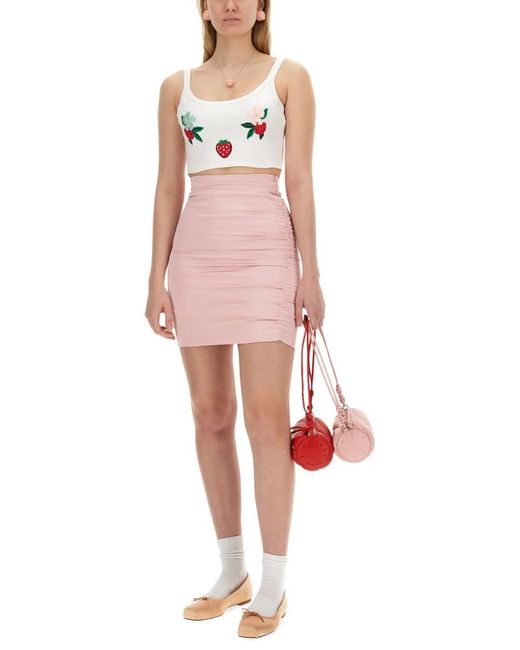 Fiorucci Pink Mini Skirt