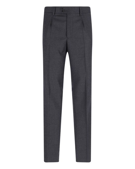 Tagliatore Blue Double-Breasted Virgin Wool Suit for men