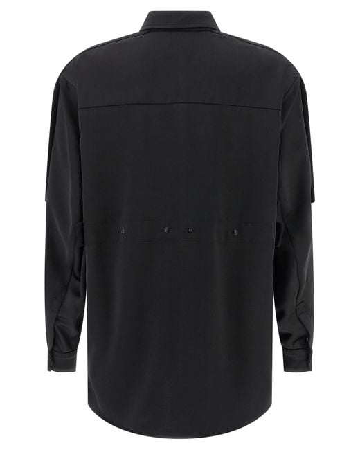 Moncler Genius Black Polyester Blouse