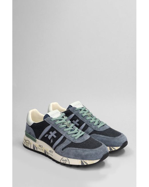 Premiata Gray Lander Sneakers for men