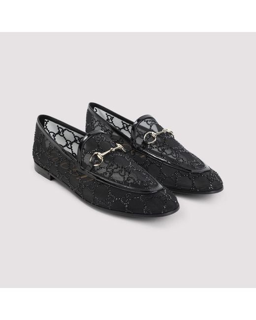 Gucci Black New Jordan Gg Loafers