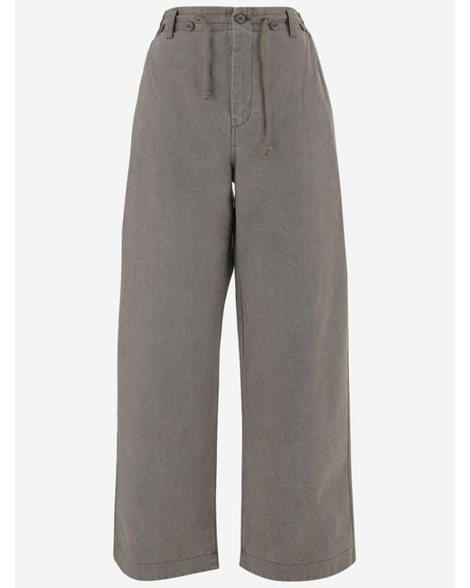 Golden Goose Deluxe Brand Gray Jeans Cotton
