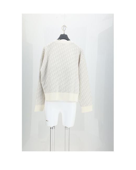 Dior White Knit Pullover