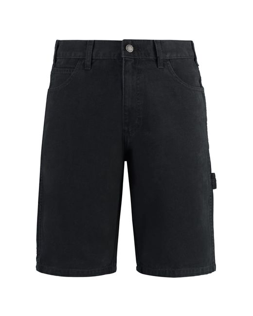 Dickies Black Duck Cotton Bermuda Shorts for men