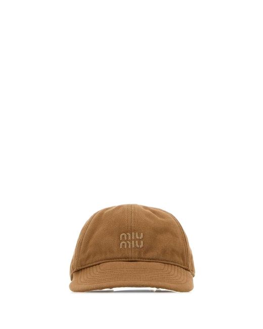 Miu Miu Brown Cappelli