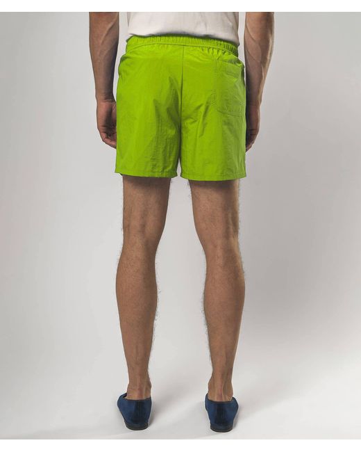 Larusmiani Green Swim Shorts Dorji Mare Swimming Trunks for men