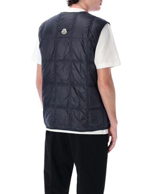 Moncler Blue Genius X Frgmt Vaile Down Vest Jacket for men
