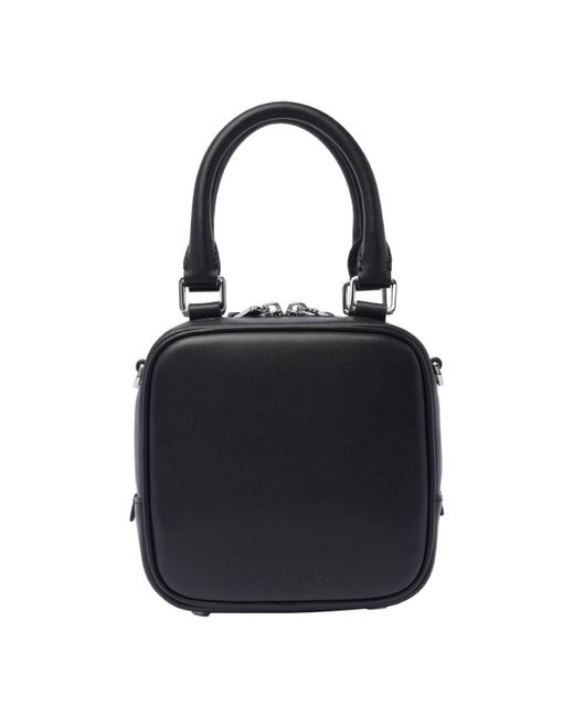 Marc Jacobs Cube Leather TopHandle Bag in Black Lyst
