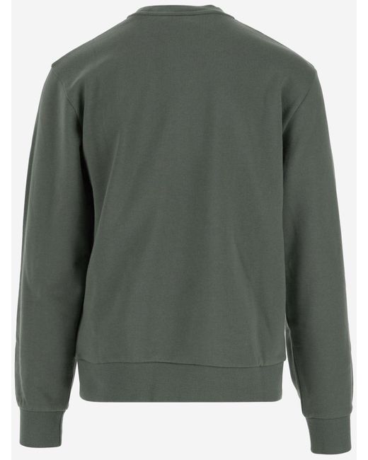 Carhartt Green Cotton Sweatshirt for men