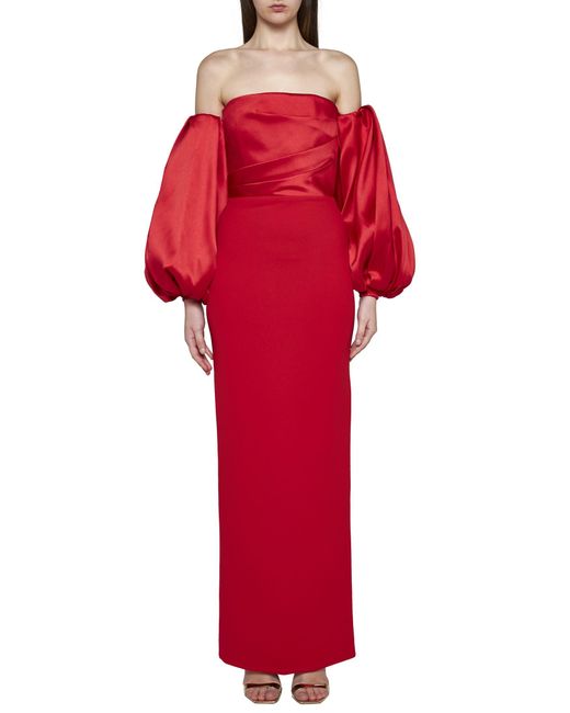 Solace London Red Dress