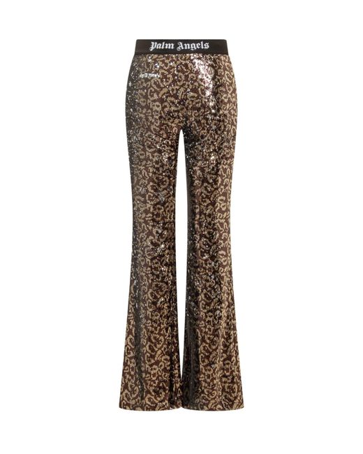 Palm Angels Brown Trousers