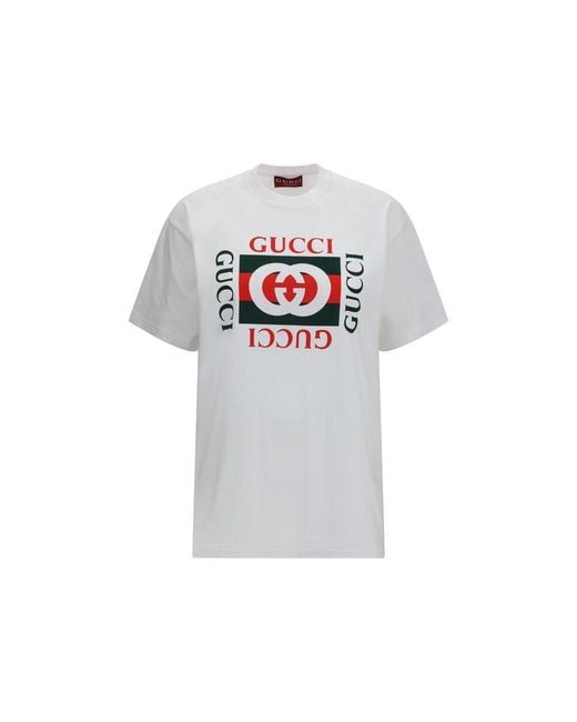 Gucci White Cotton T