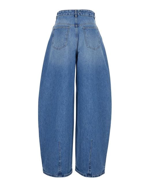 Jacquemus Blue Jeans Le De-Nimes Ovalo Cotton