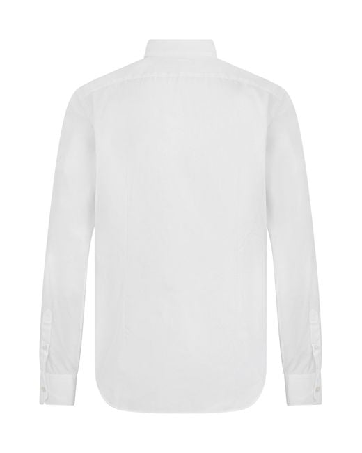 Slowear White Cotton Long-Sleeve Shirt for men