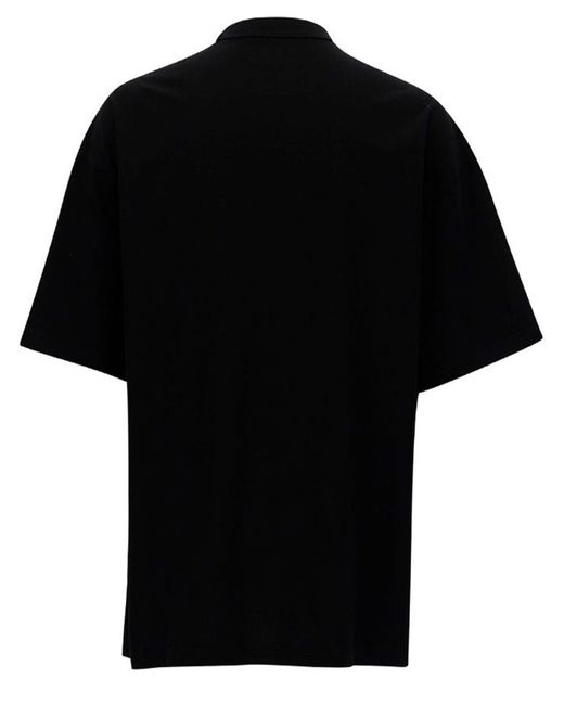 Purple Brand Black Cotton T-shirt for men