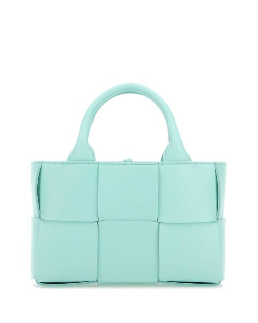 Bottega Veneta Blue ‘Arco Mini’ Shopper Bag, , Light