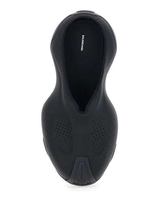 Balenciaga Black Mule Basketball Slip-On Tech Fabric Polyurethane for men