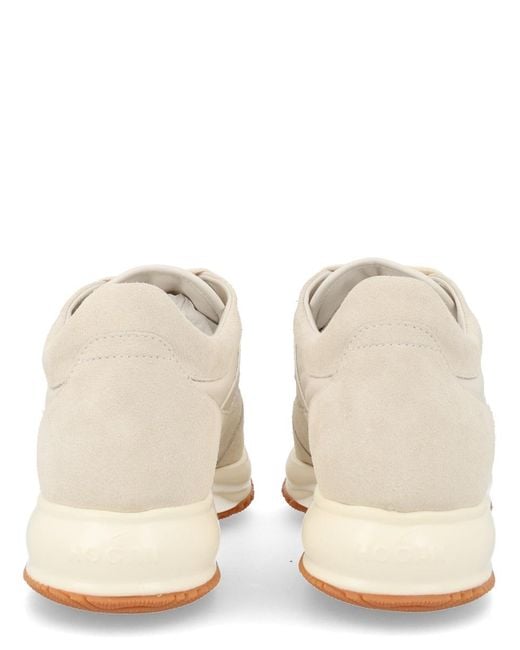 Hogan Natural Suede Sneakers Mutton Trainers