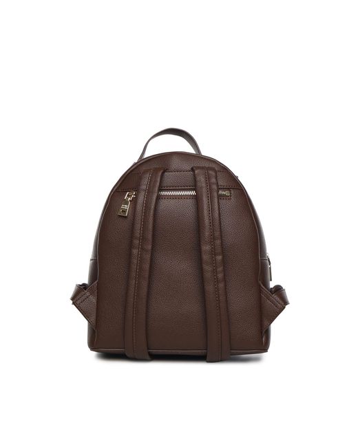 Love Moschino Brown Backpack With Maxi Logo