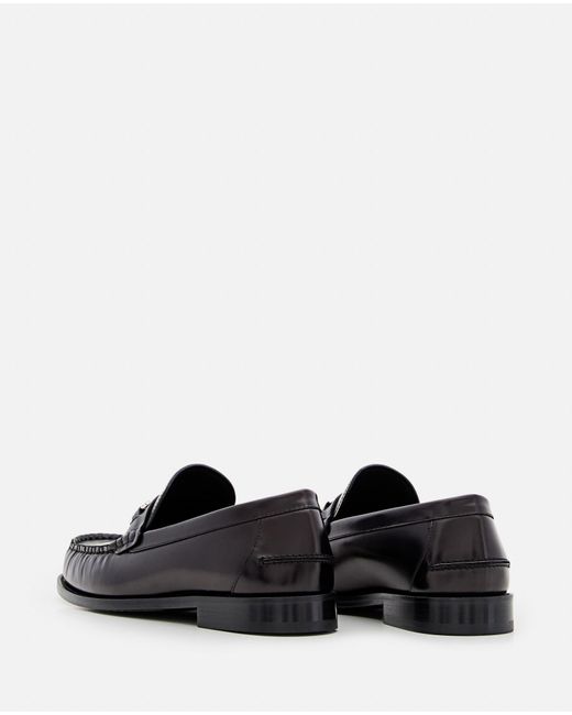 Versace White Calf Leather Loafer for men