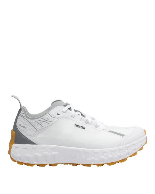 Norda White Sneakers Fabric/Rubber Sole for men