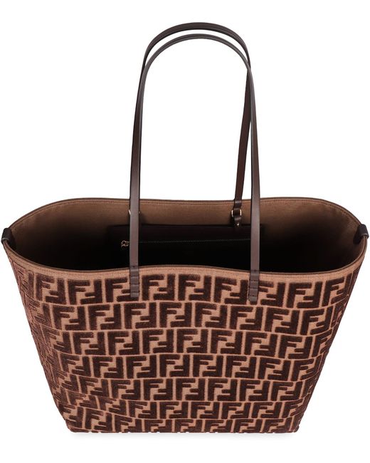 Fendi Brown Shopping Bag Large