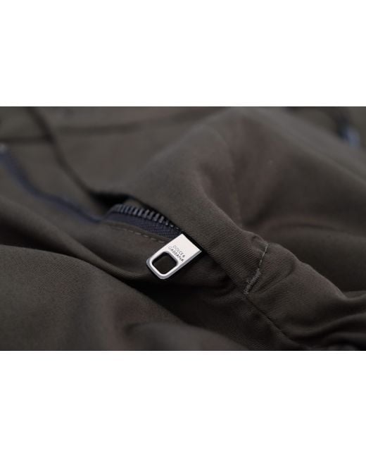 Dolce & Gabbana Black Green Chinos Cotton Casual Shorts for men