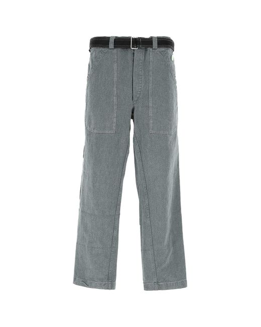 OAMC Gray Denim Wide-leg Jeans for men