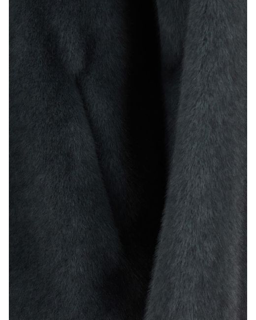 Herno Black Jacket With Drawstring Hood And Two Front Welt Pockets