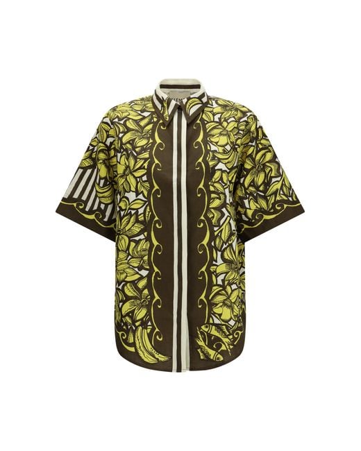 ALÉMAIS Green Mona Shirt True Hemp
