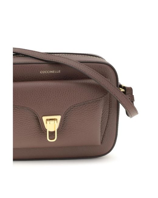 Coccinelle Brown Beat Soft Shoulder Bag Calf Leather Bos Taurus