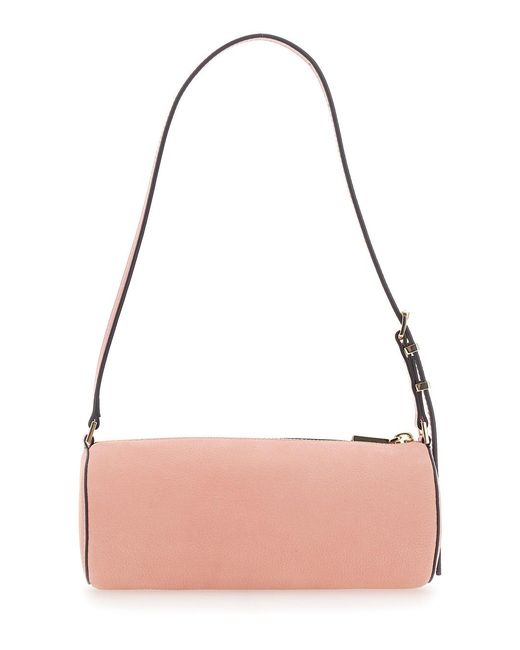 MICHAEL Michael Kors Pink Shoulder Bag Izzy Leather Cow