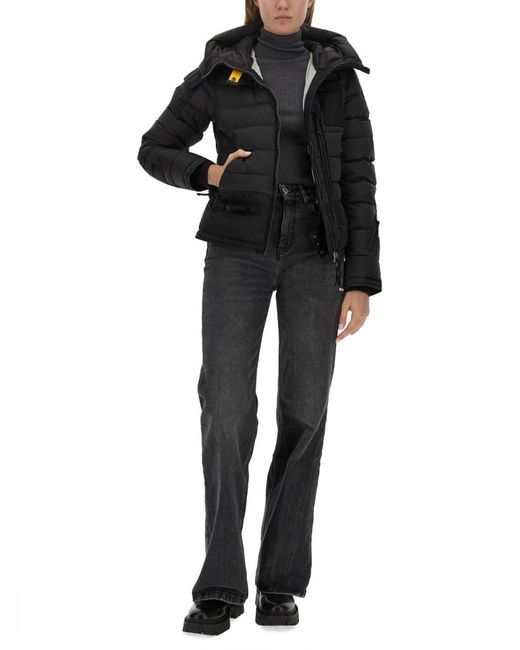 Parajumpers Black Jacket With Logo