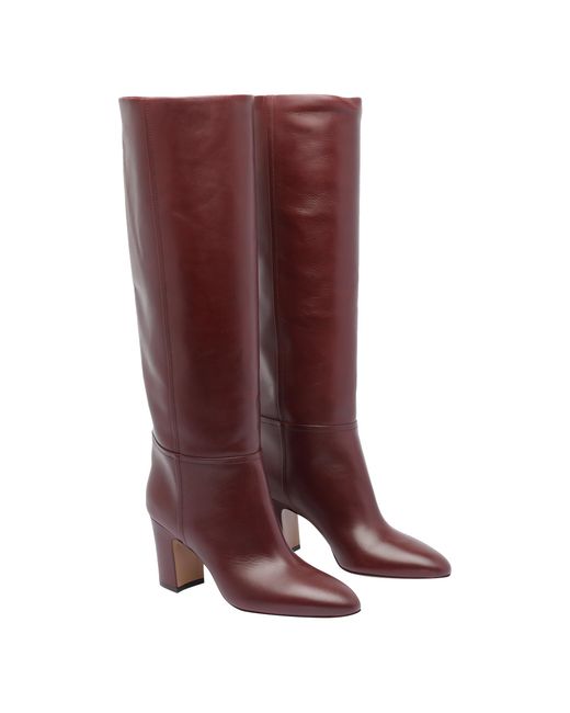 Paris Texas Red Boots Calf Leather/Leather Sole