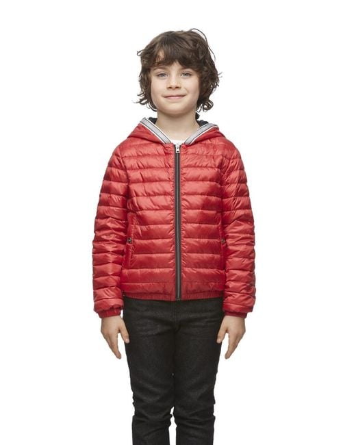Herno Red Kids Outerwear Jacket Pi0084B-12020 Rosso Clothing