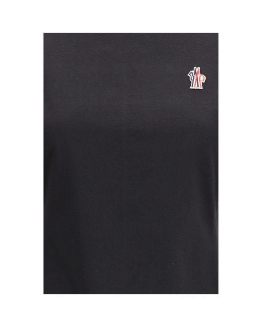 Moncler Black Cotton T-Shirt
