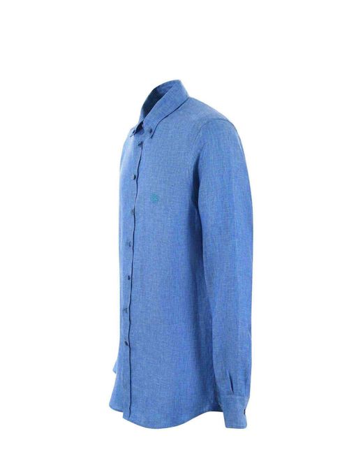 Etro Blue Shirts Clear for men