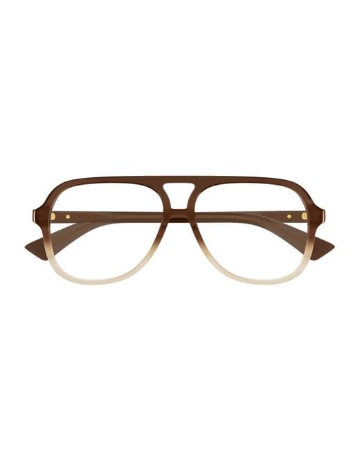 Bottega Veneta Brown Bv1417O Linea Ribbon Eyeglasses