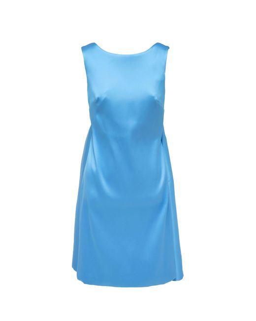 P.A.R.O.S.H. Blue Mini Dress