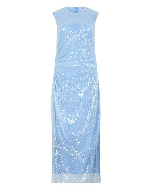 Veronica Beard Blue Midi Sequin Dress General Viscose Evening