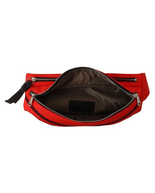 Givenchy Red Elegant Large Bum Belt Bag for men