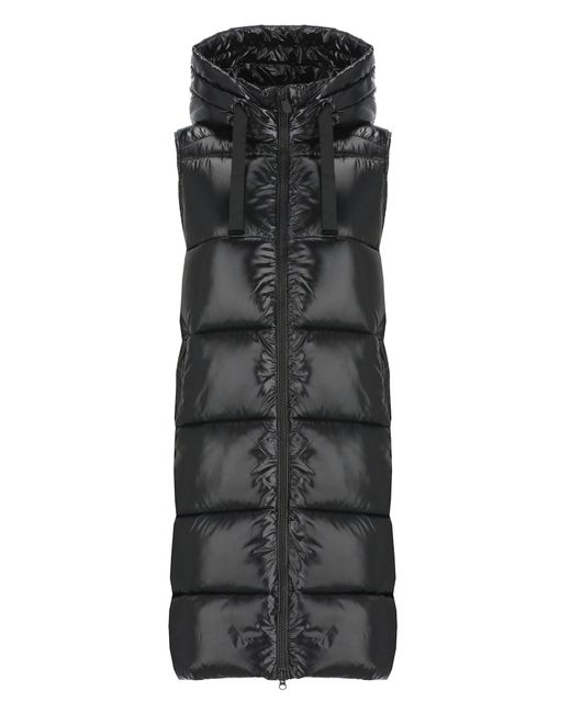 Save The Duck Black Iria Long Vest