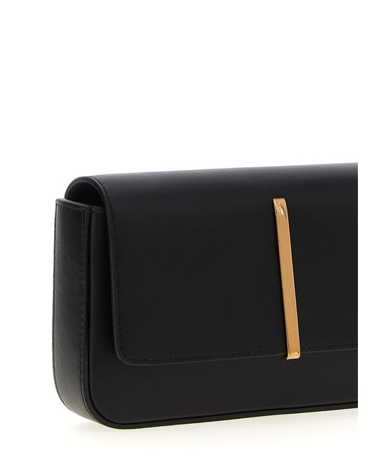Tod's Black Mini Leather Shoulder Strap