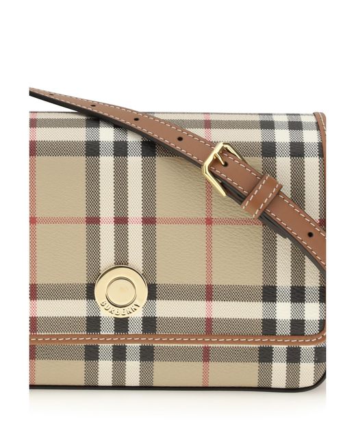 Burberry White Hampshire Mini Shoulder Bag Wallet