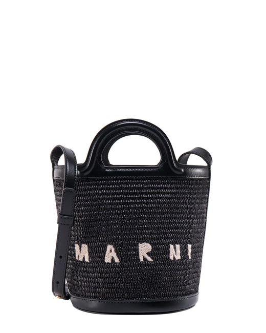 Marni Blue Tropicalia Bucket Bag